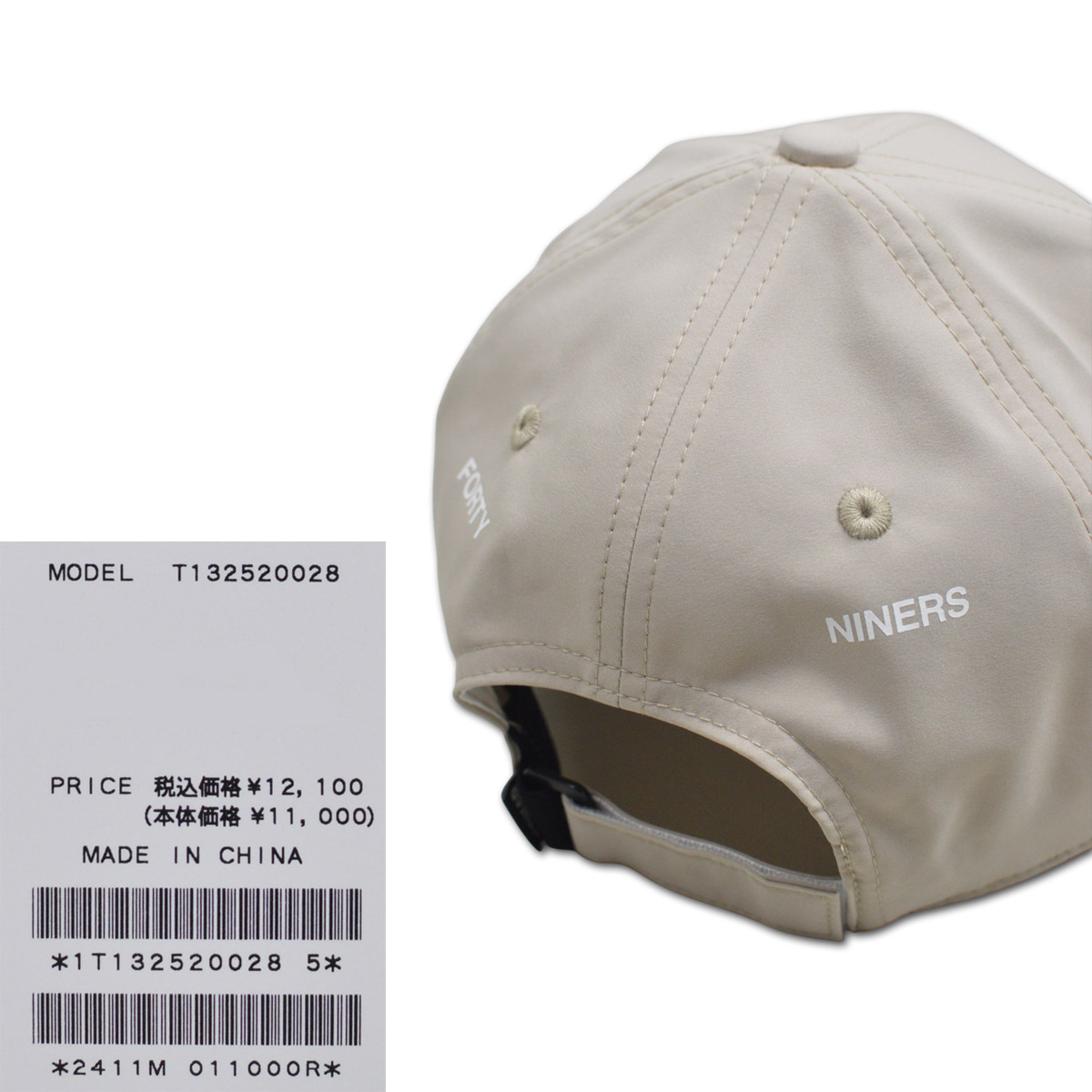 TFW49 キャップ帽子 ゴルフ ゴルフウェア カーブキャップ メンズ 黒 白