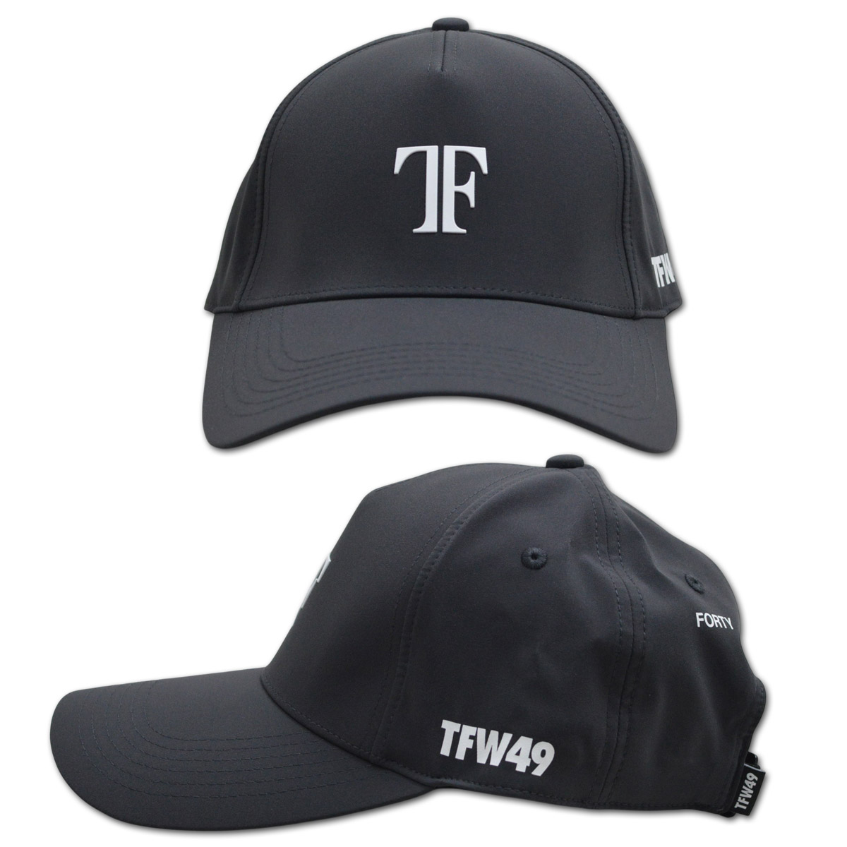 TFW49 キャップ帽子 ゴルフ ゴルフウェア カーブキャップ メンズ 黒 白