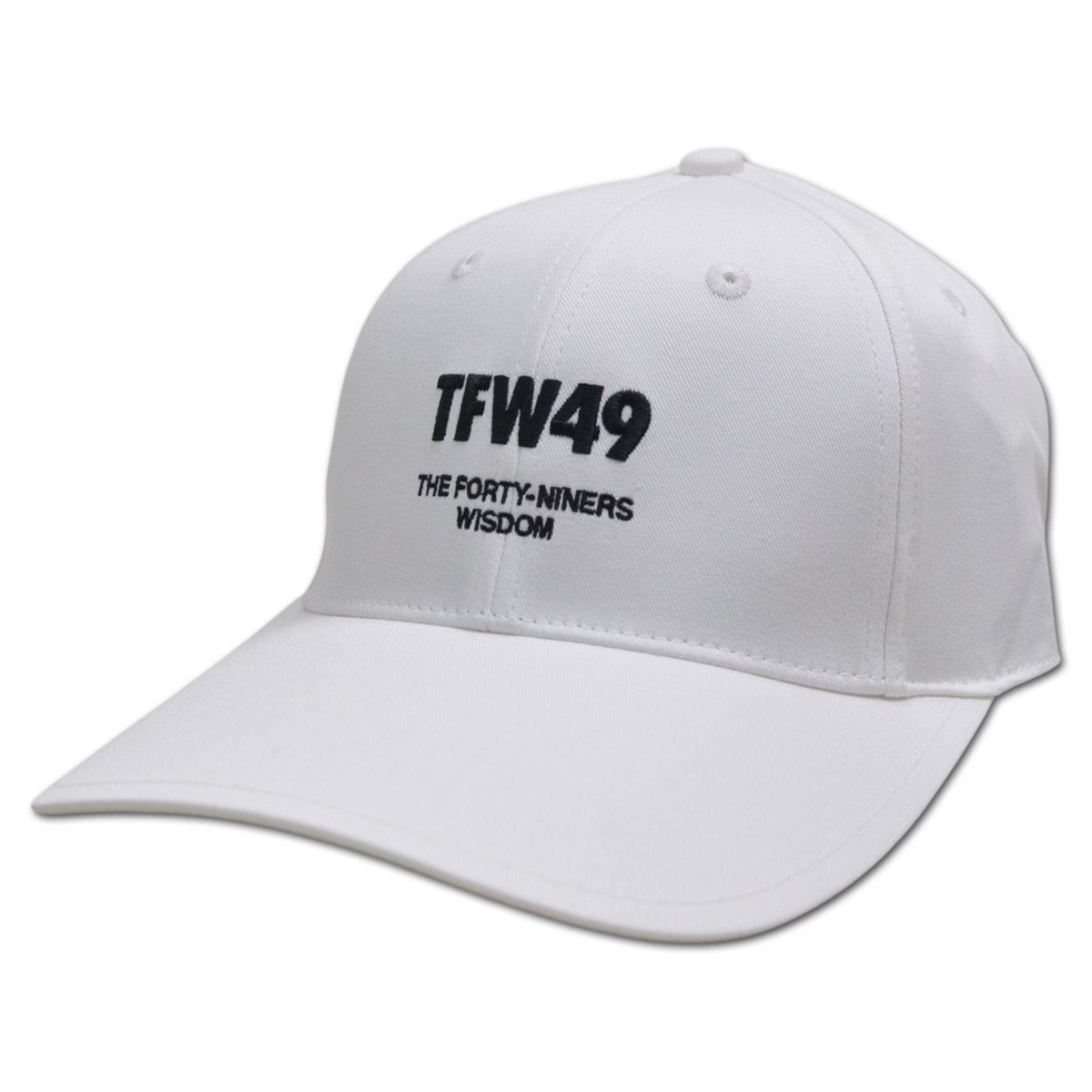 TFW49 キャップ帽子 ゴルフウェア メンズ 黒 白 ベージュ カーブ