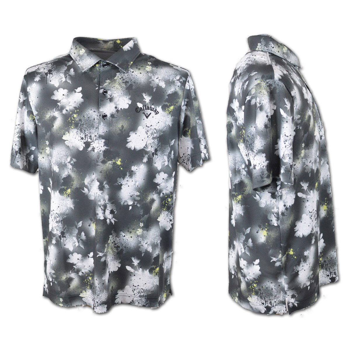 Callaway（キャロウェイ） 半袖ポロシャツ メンズ 春夏用 黒 L LL