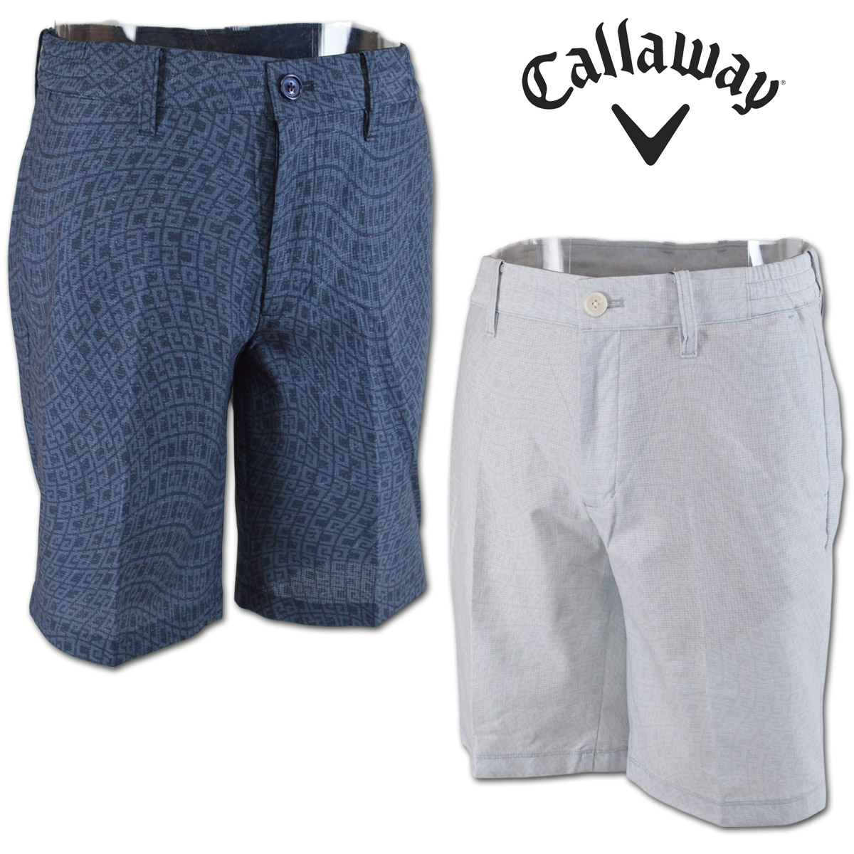 Callaway キャロウェイ チェック ハーフパンツ LL