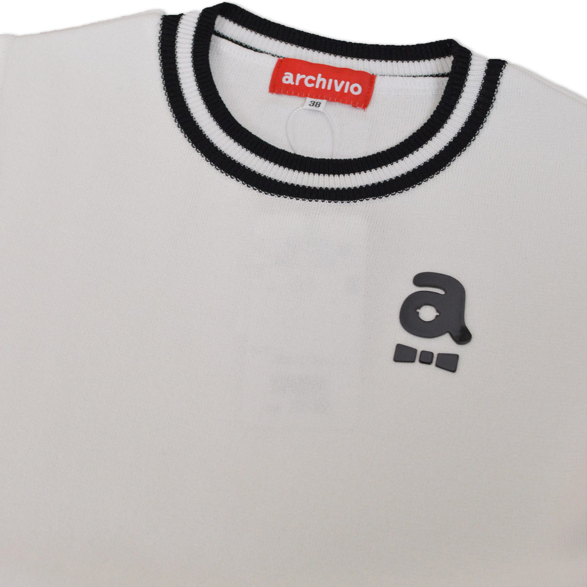 archivio（アルチビオ） ニットベスト レディース 春夏用 白 M 258219