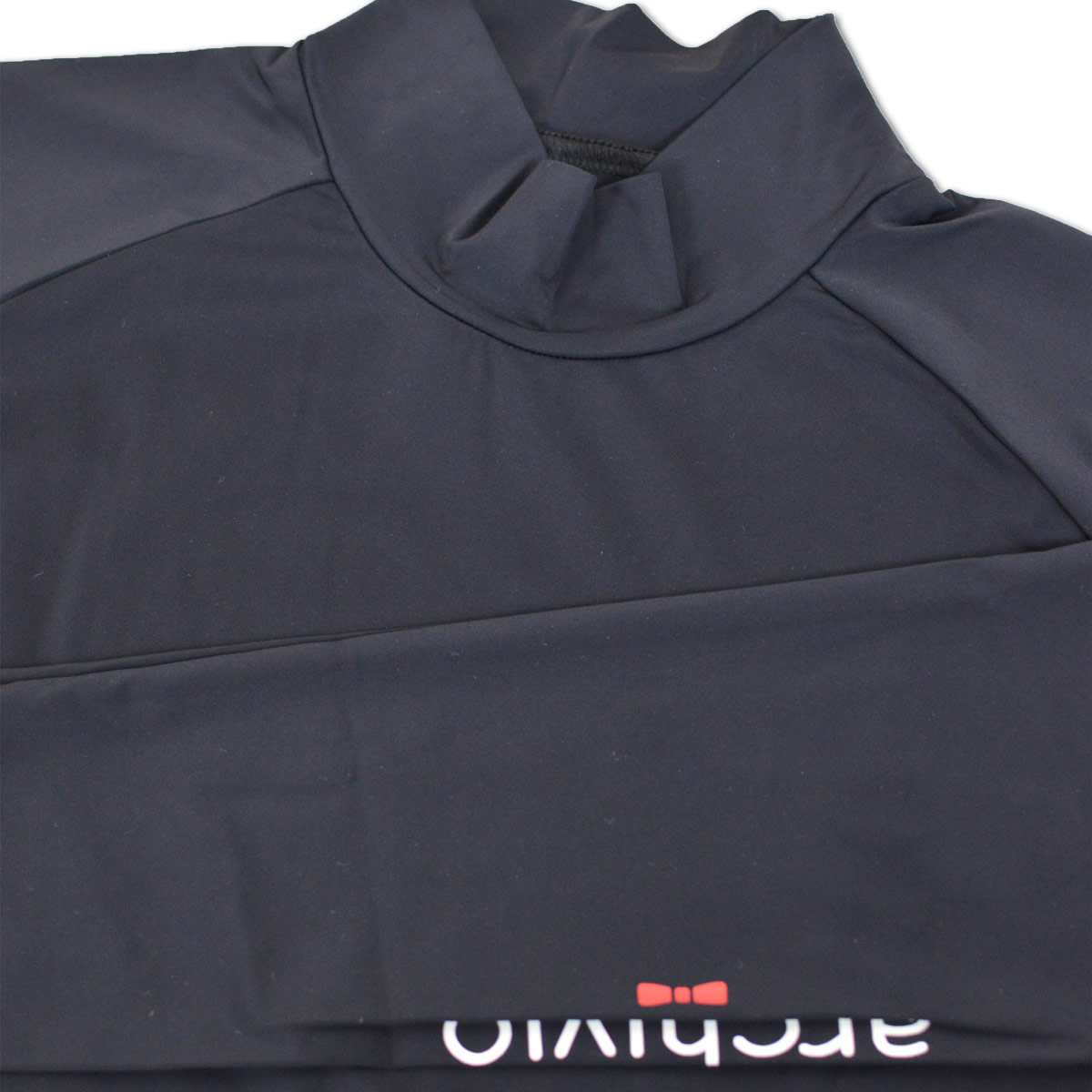 archivio（アルチビオ） 長袖ハイネックシャツ レディース 春夏用 黒