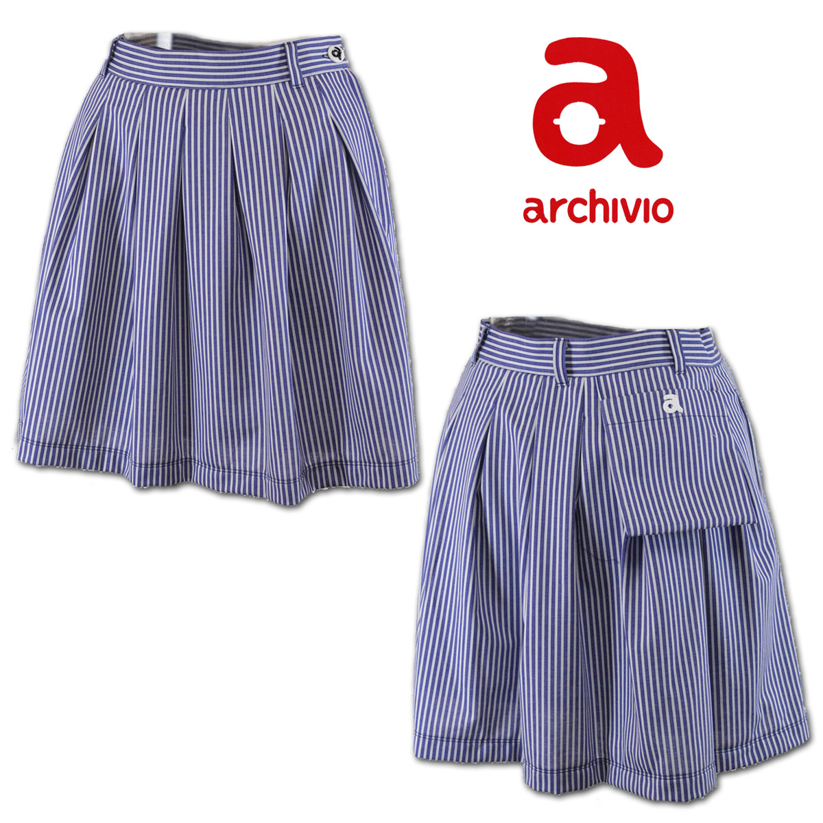 archivio（アルチビオ） アウトレット スカート レディース 春夏用 紺