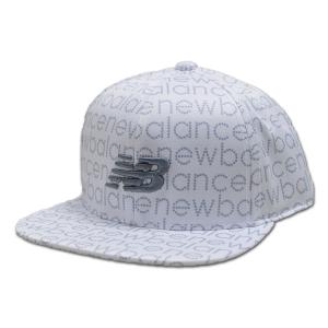 ニューバランス キャップ帽子 メンズ 白 黒 012-4187006