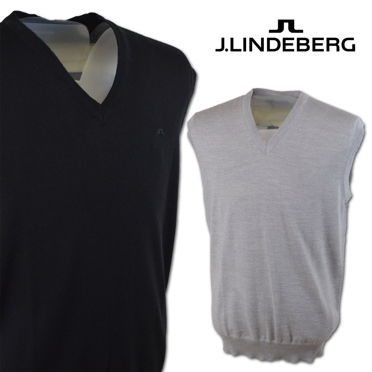J.LINDEBERG ジェイリンドバーグ ベスト Mサイズ J.LINDEBERG（ジェイリンドバーグ） J.リンドバーグ ニットベスト