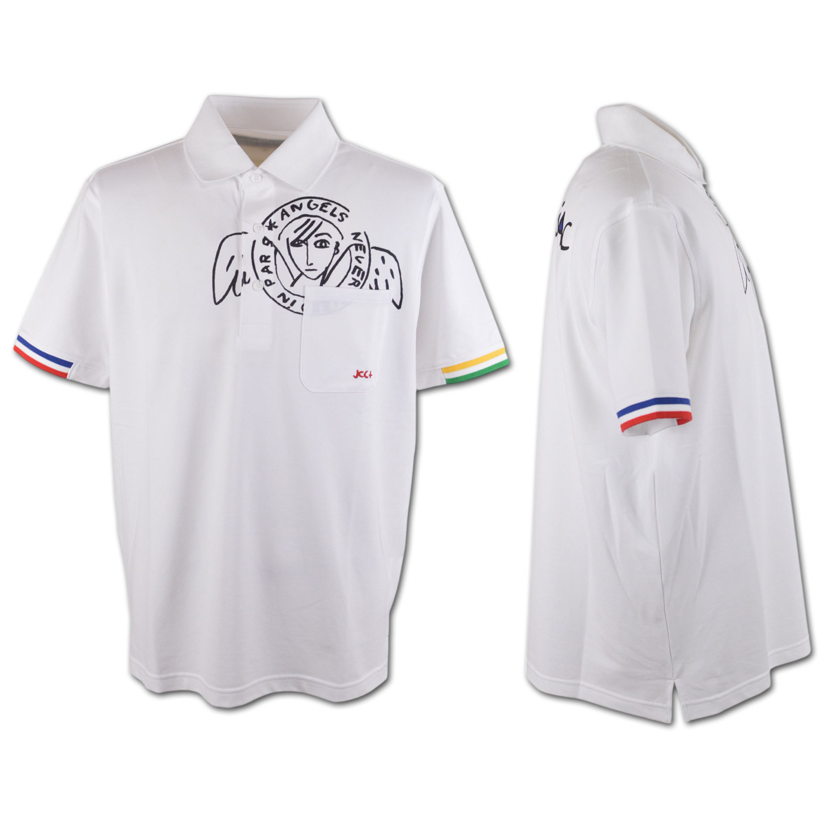 CASTELBAJAC（カステルバジャック） 半袖ポロシャツ メンズ 春夏用 白