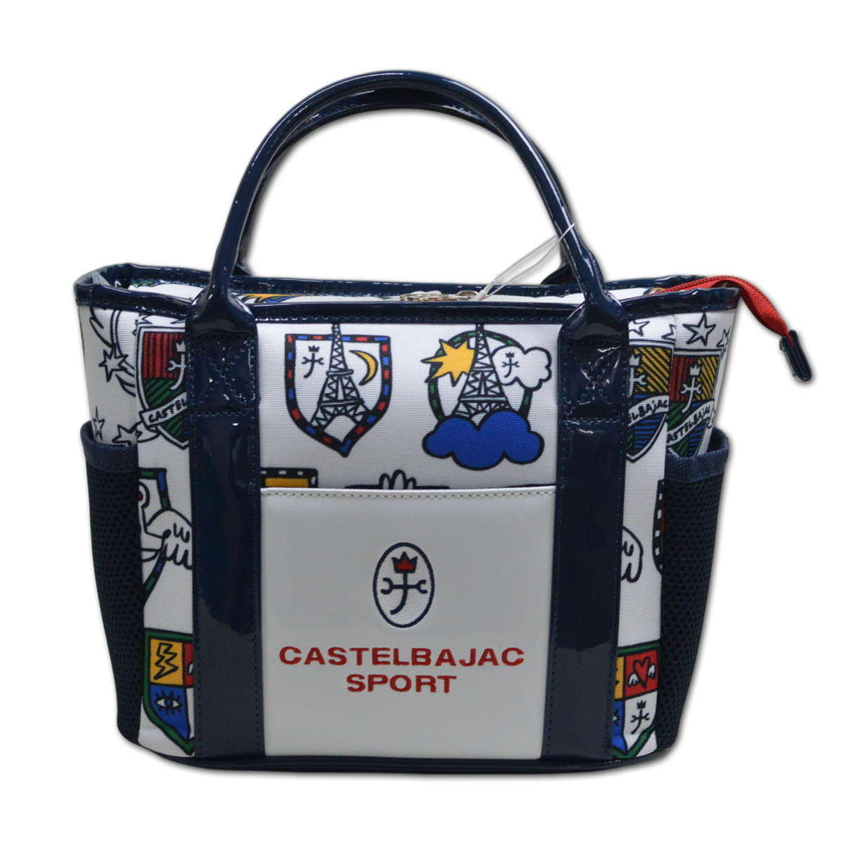 値下げ　未使用　カステルパジャック　カートバッグ CASTELBAJAC カステルバジャック カートバッグ メンズ ゴルフ 白