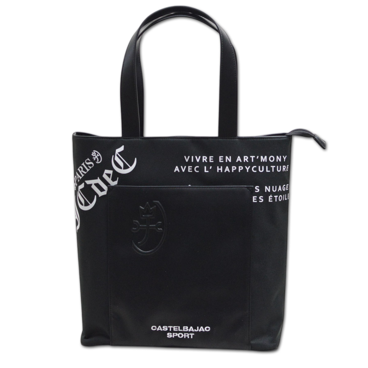 やーぼーCASTELBAJAC トートバッグ 黒 CASTELBAJAC カステルバジャック トートバッグ メンズ 黒