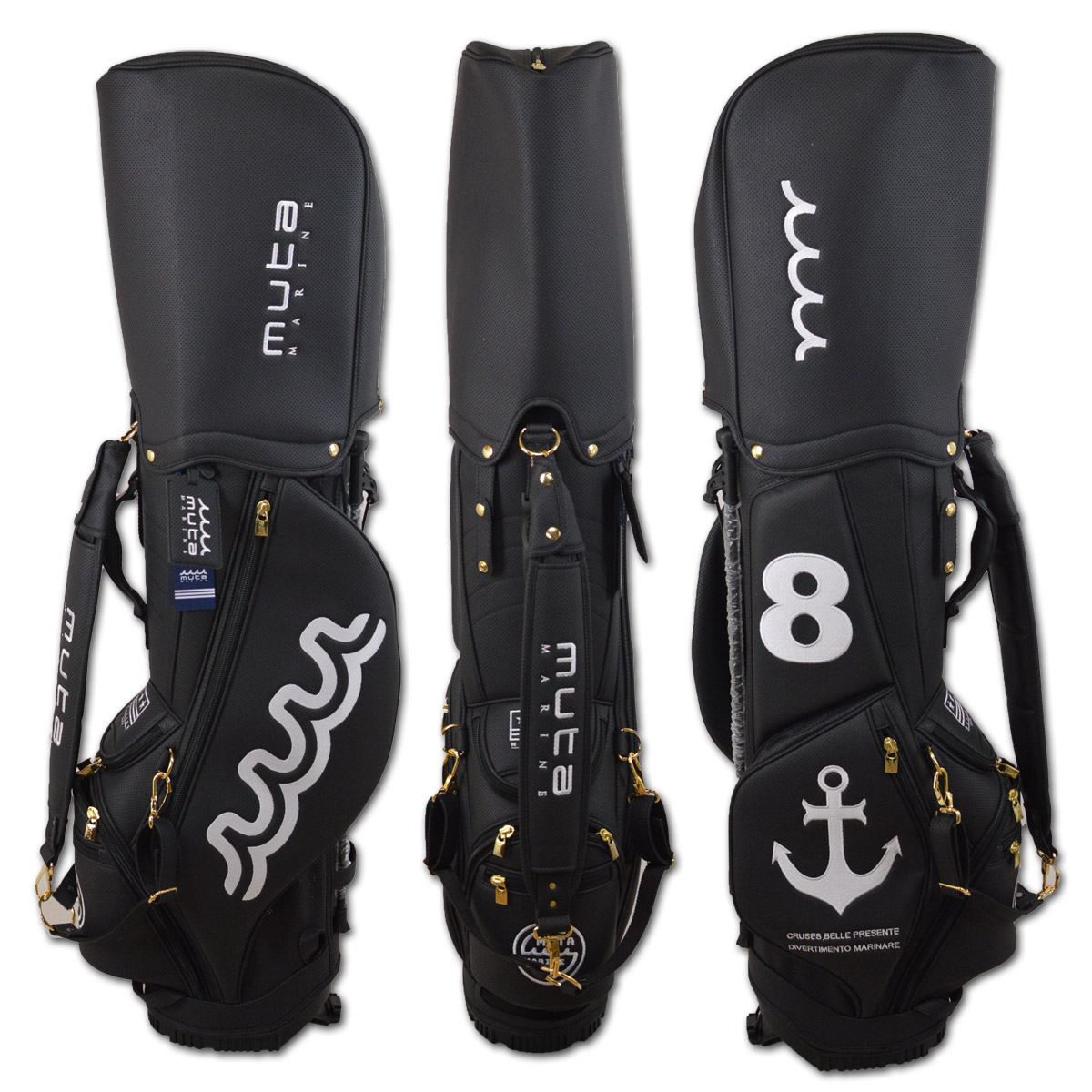 未使用 アロハ柄 muta marine スタンド式 キャディバッグ 送料