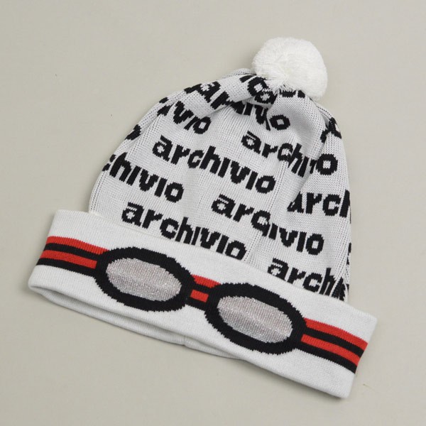 archivio/アルチビオ/レディース/ニット帽/マーカー/ミトン/セット archivio（アルチビオ） ニット帽 レディース 秋冬用 赤 紺 白 810017