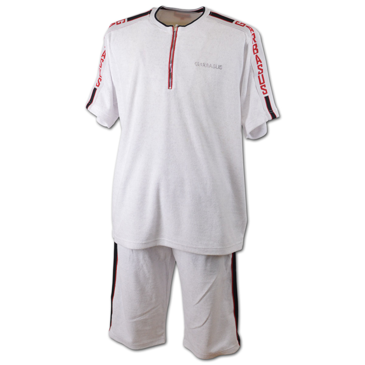 アンジェロ ガルバス 上下セット Tシャツ ショートパンツ メンズ 春夏用 白 青 ブルー M L 91-6303-03の画像