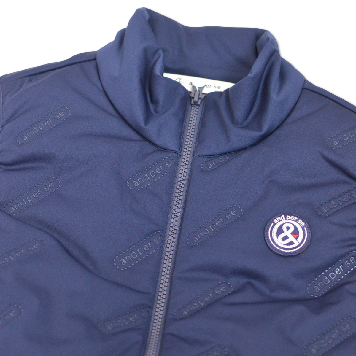 and per se（アンパスィ） 中綿ベスト 防寒 ゴルフ ゴルフウェア