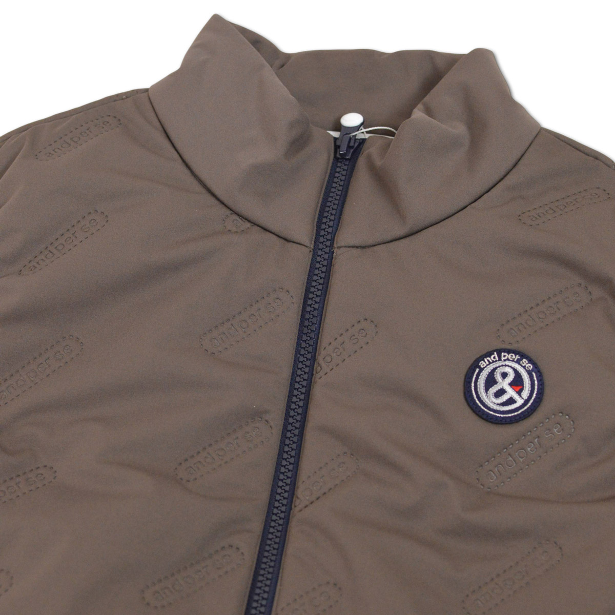 and per se（アンパスィ） 中綿ベスト 防寒 ゴルフ ゴルフウェア