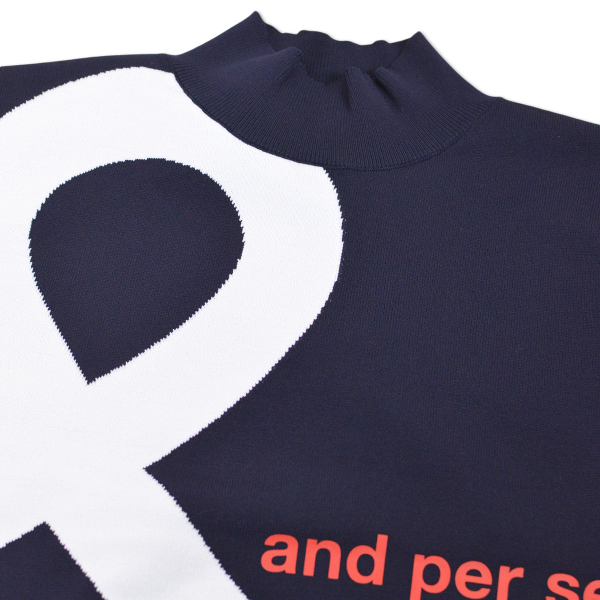 and per se（アンパスィ） セーター レディース 秋冬用 赤 紺 M L