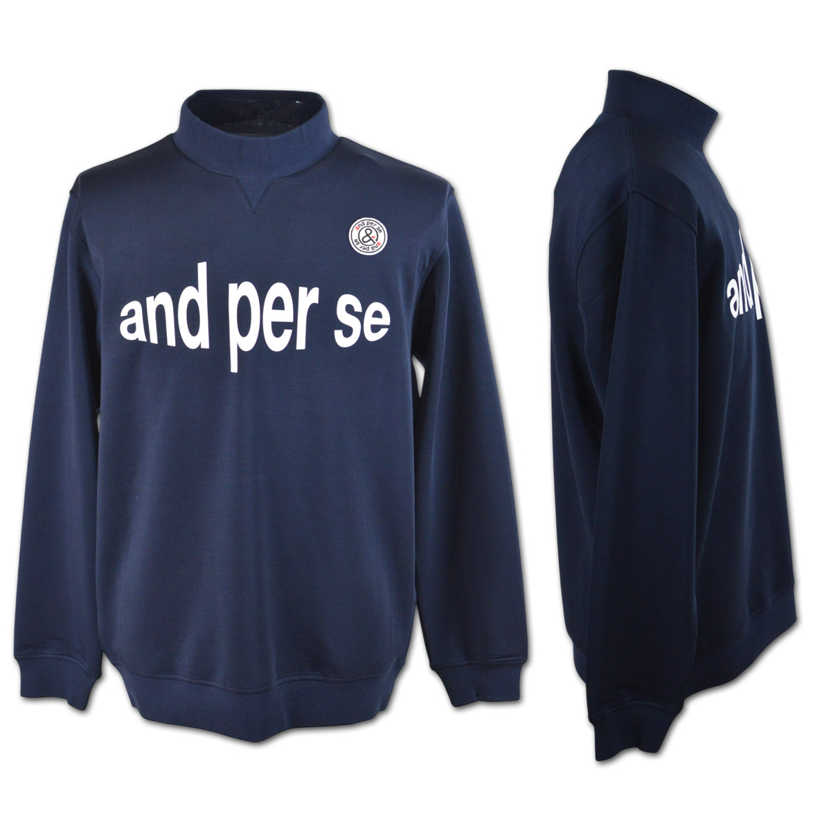 and per se（アンパスィ） プルオーバー メンズ ゴルフウェア 秋冬用