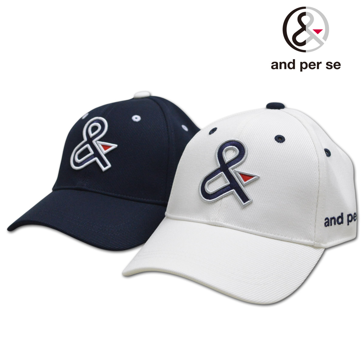 and per se ゴルフウェア、帽子セット and per se（アンパスィ） キャップ帽子 メンズ ゴルフウェア