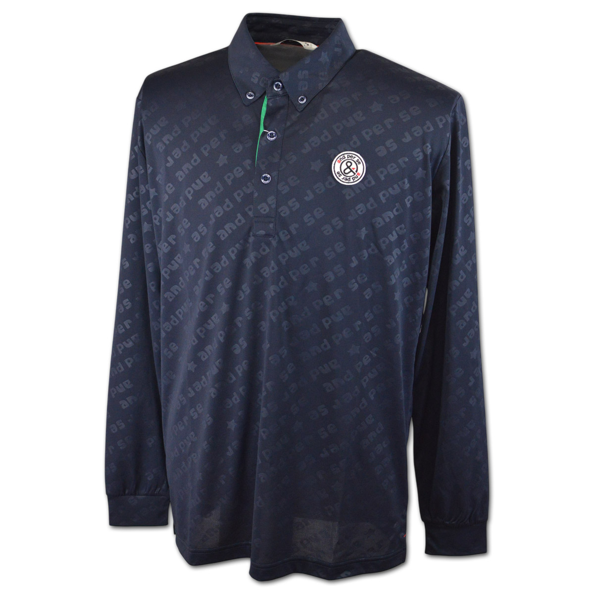 andperse アンパスィポロシャツ ★新品★ and per se（アンパスィ） 長袖ポロシャツ ゴルフウェア メンズ 秋冬用