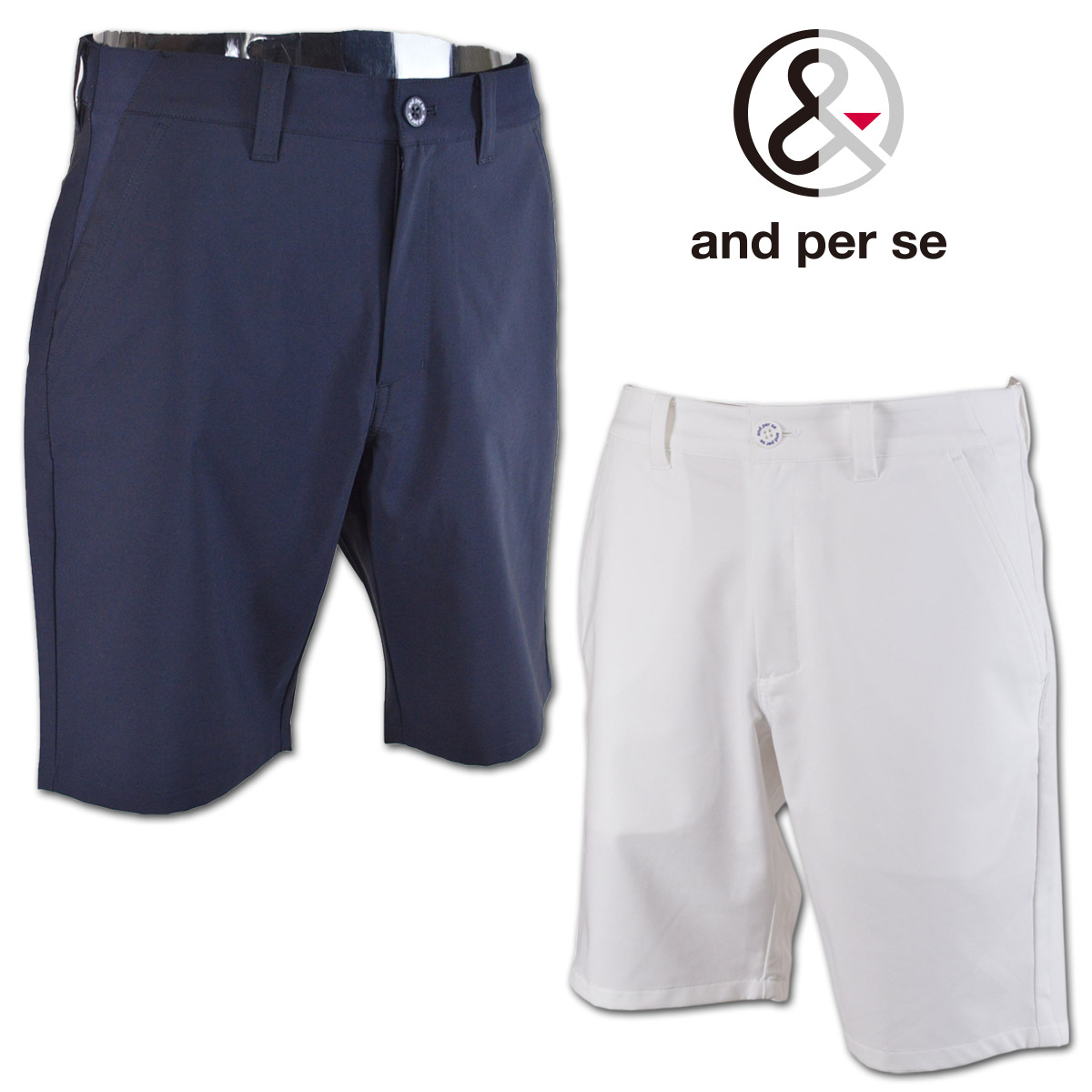 and per se アンパスィ ショートパンツ ゴルフウェア メンズ 春