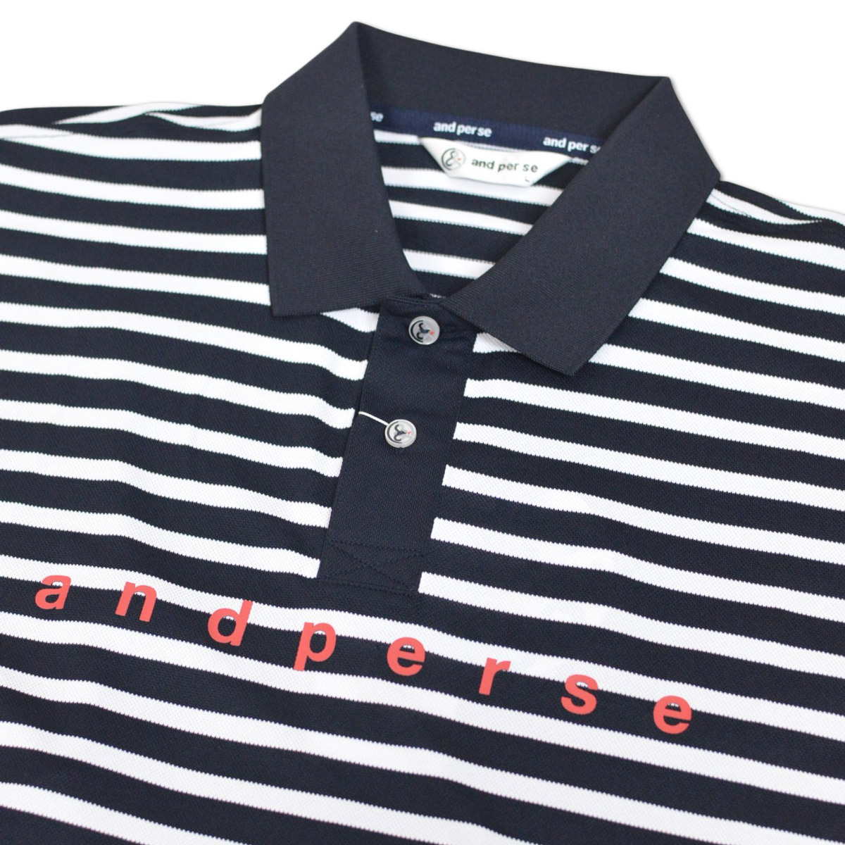 andperse アンパスィポロシャツ ★新品★ and per se（アンパスィ） 半袖ポロシャツ ゴルフ ゴルフウェア メンズ