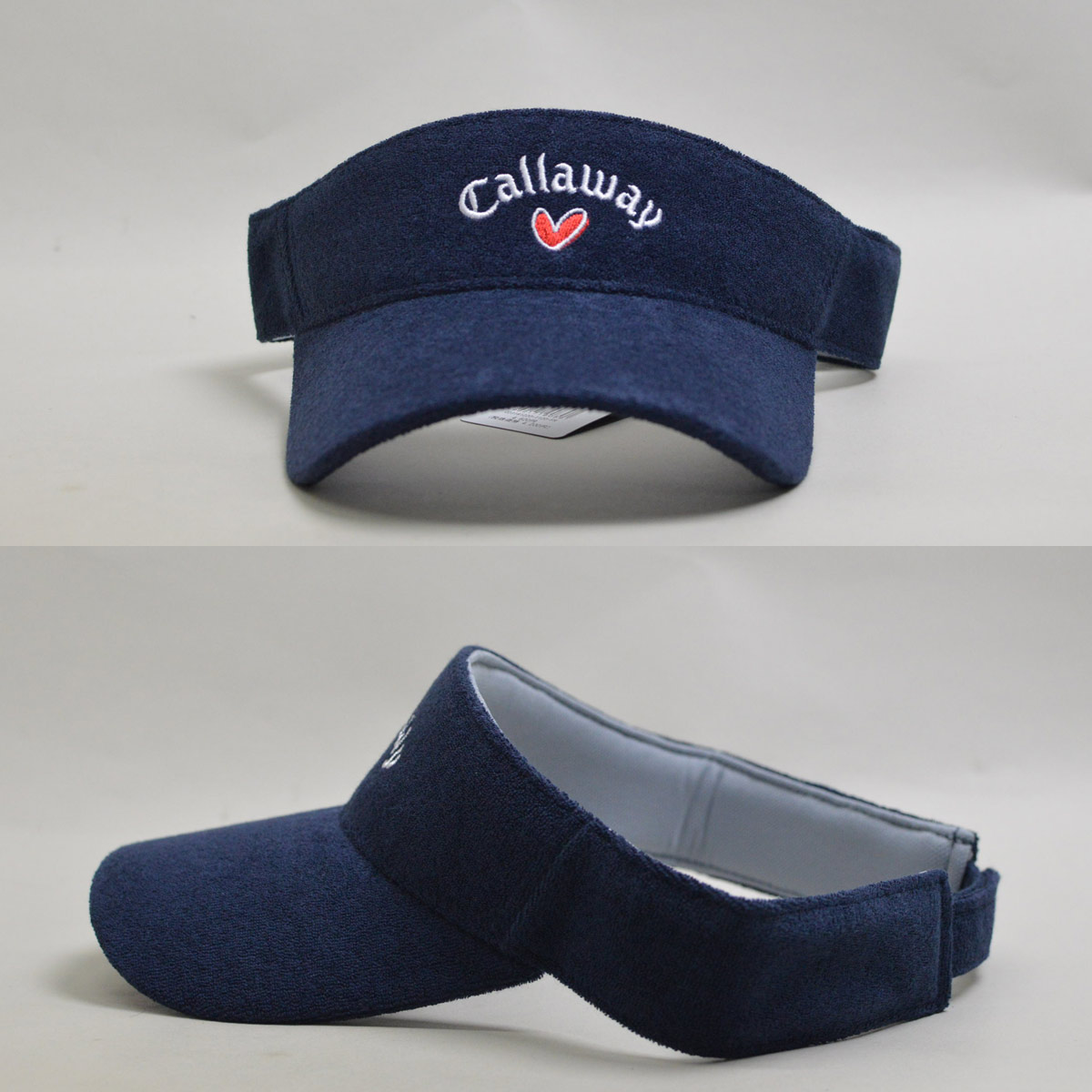 Callaway（キャロウェイ） サンバイザー レディース グレー 白 紺