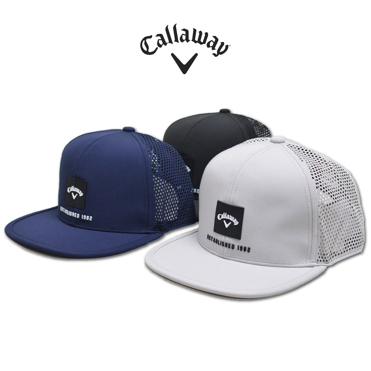 Callaway キャロウェイ キャップ帽子 メンズ 黒 グレー 紺