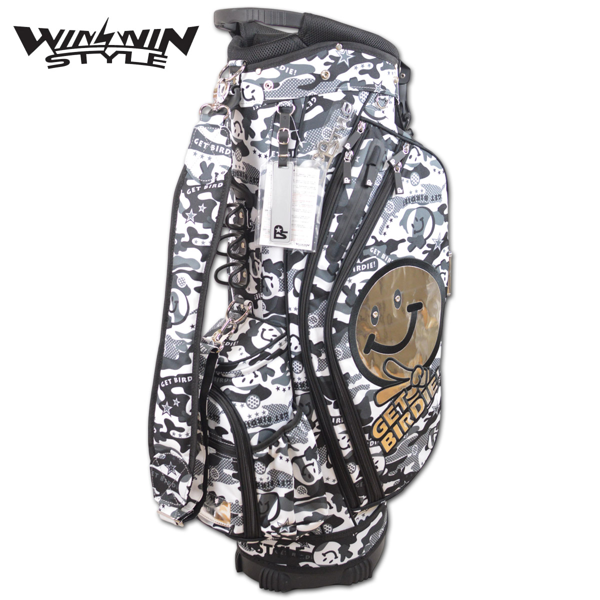 WINWIN STYLE GET BIRDIE! CAMO スタンドバッグ WINWIN STYLE GET BIRDIE! CAMO ウィンウィンスタイル スタンド