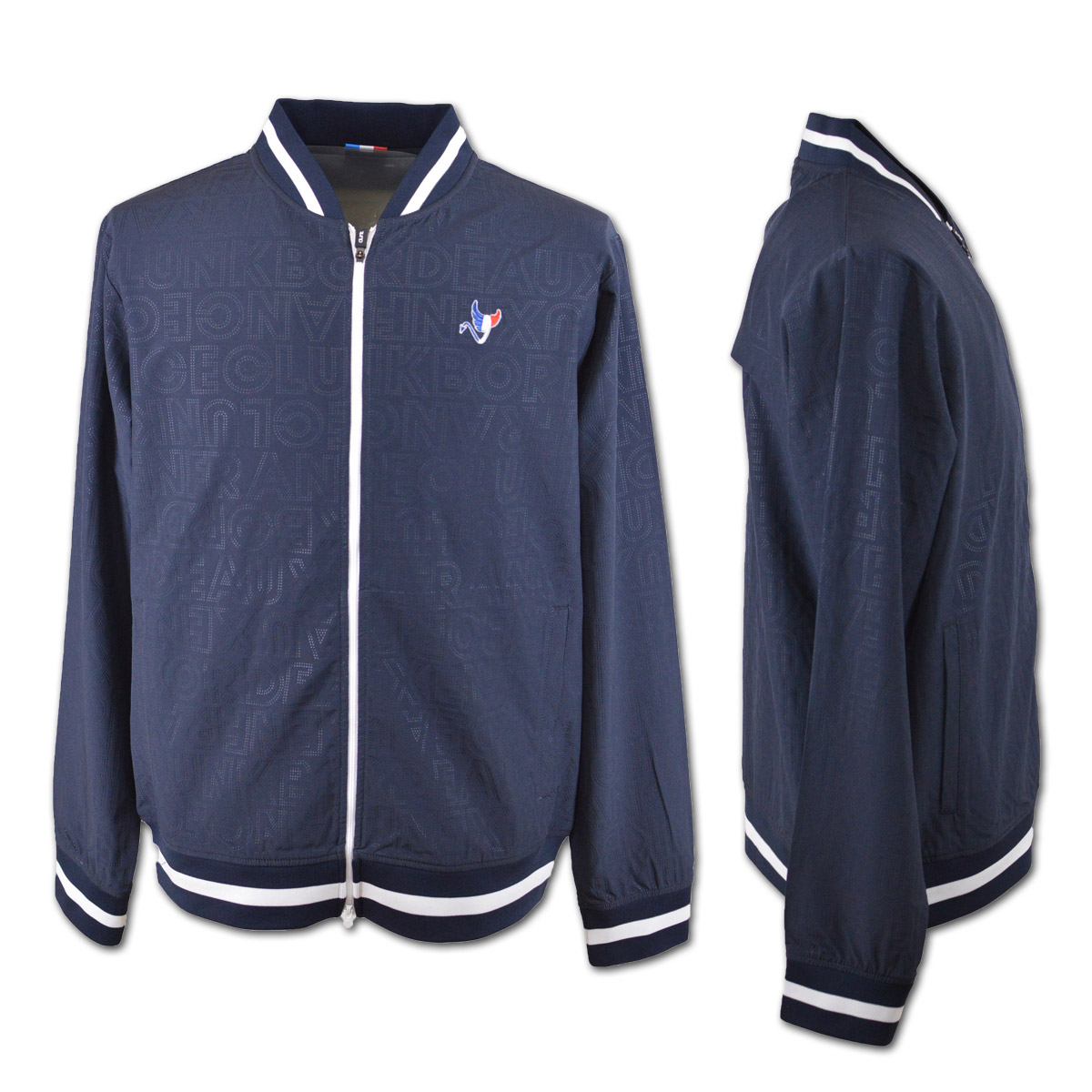 CLUNK（クランク） ブルゾン メンズ 春夏用 白 紺 cl5pty08 : ROUND