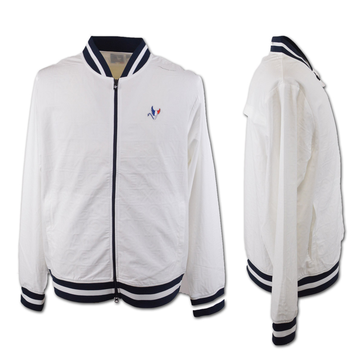 CLUNK（クランク） ブルゾン メンズ 春夏用 白 紺 cl5pty08 : ROUND