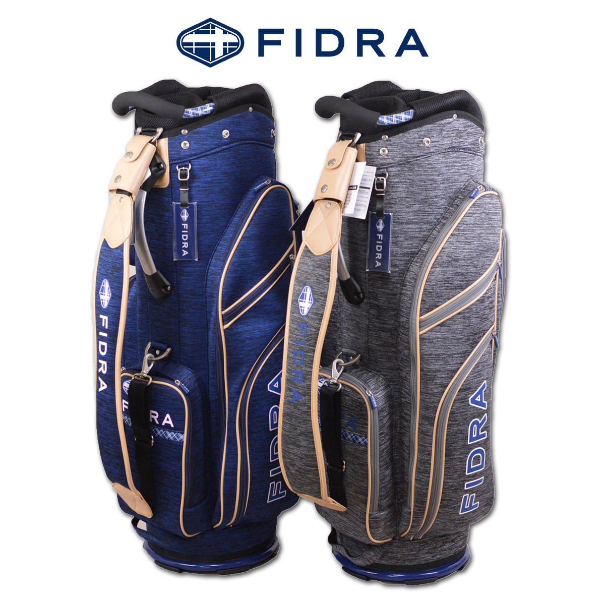 フィドラ メンズ キャディバッグ ゴルフバッグ 9インチ FIDRA ゴルフ fd5knc01