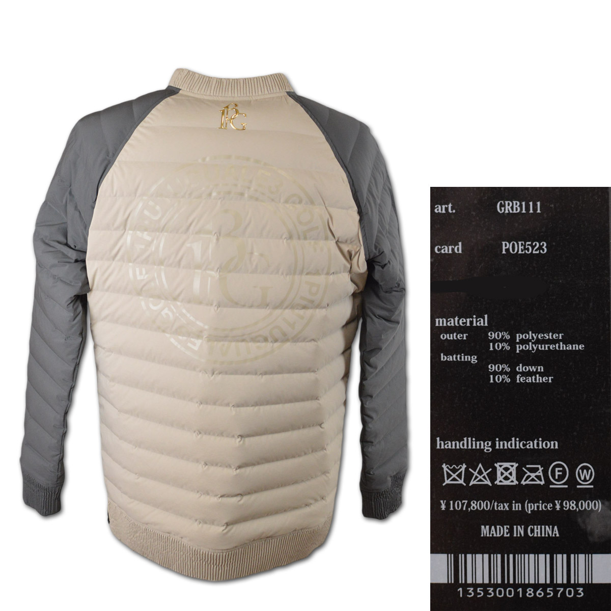 【未使用】1PIU1UGUALE3 GOLF ダウンスニードジャック サイズ5 1PIU1UGUALE3 GOLF ダウンスニード メンズ ウノピュウノウグァーレトレ