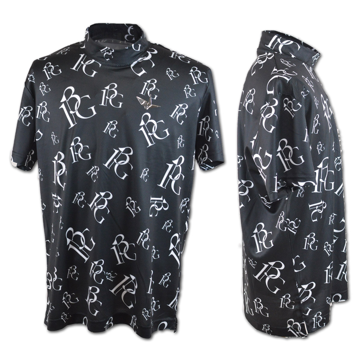 1PIU1UGUALE3 GOLF ブラック長袖シャツ IV azBeZSNdkSjo.jpg?width=768