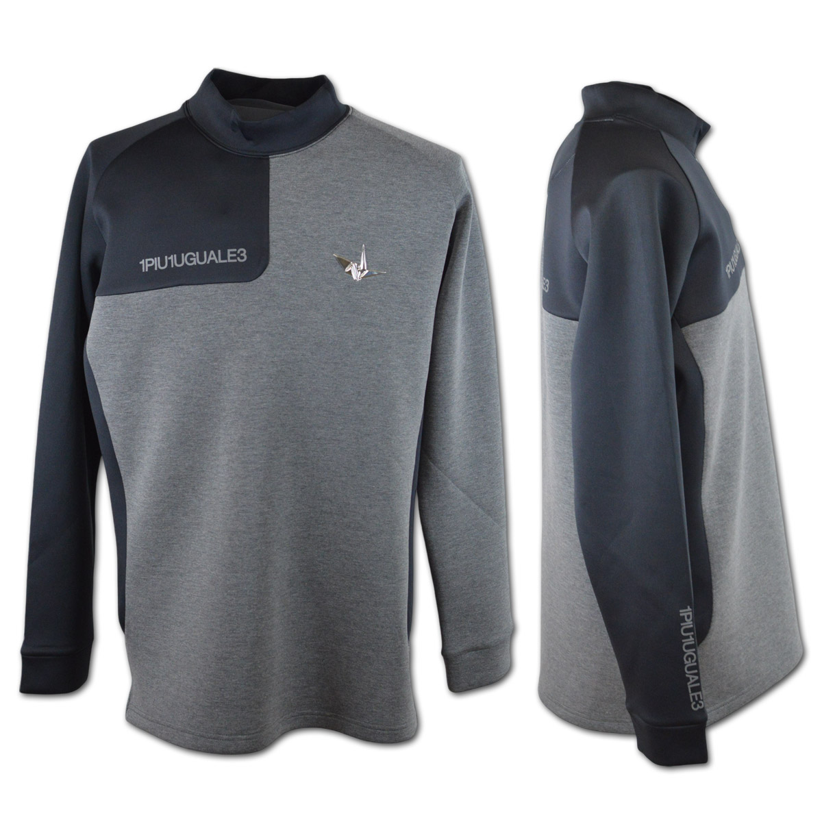 1PIU1UGUALE3 GOLF長袖ハイネックシャツ 白/紺sizeXL ランキング2025 1PIU1UGUALE3 GOLF長袖ハイネックシャツ 白/紺