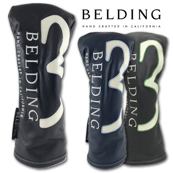 BELDING ヘッドカバー 3W用 FW フェアウェイウッド レア ベルディング