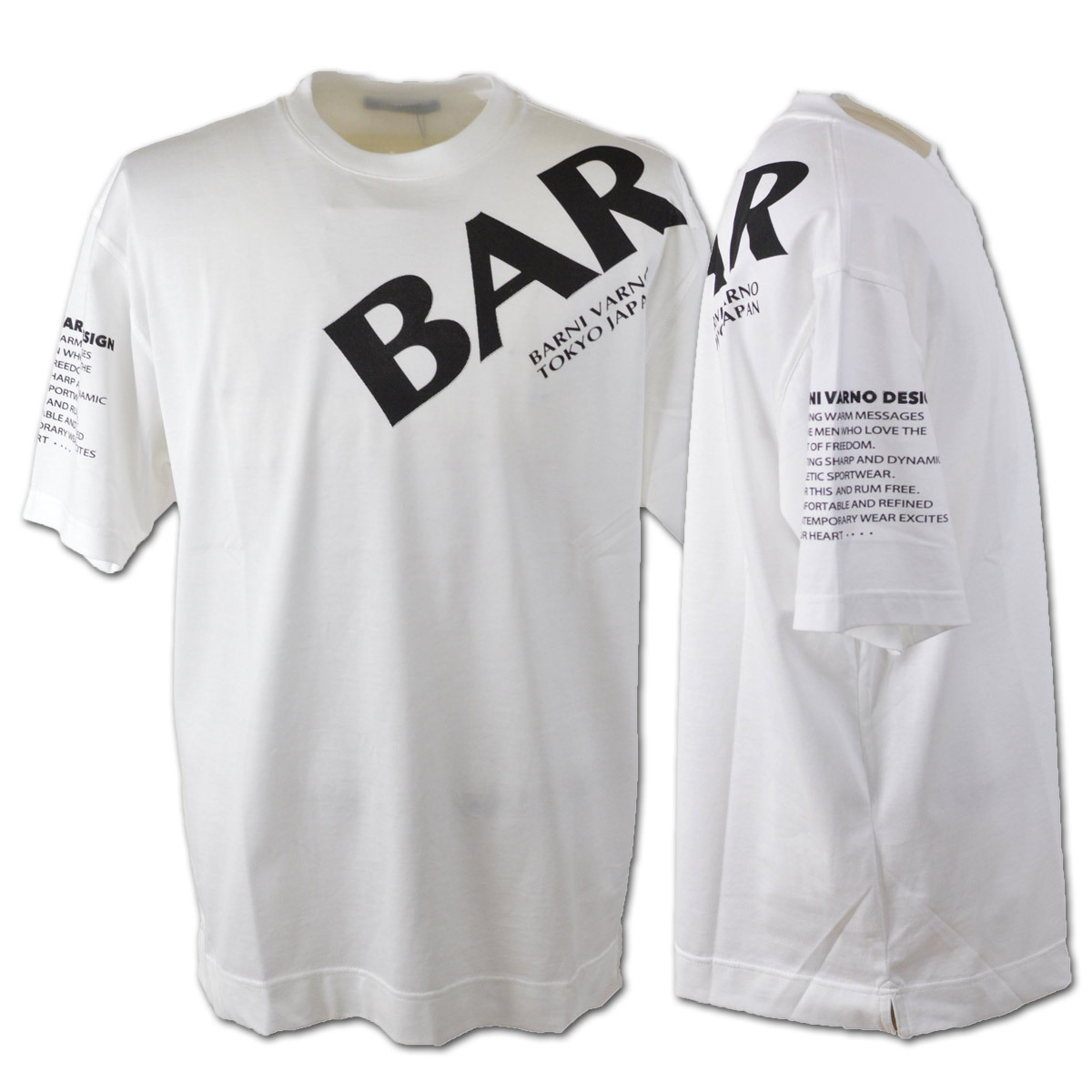 バーニヴァーノ 半袖Tシャツ (M)(L) メンズ BARNI VARNO バーニバーノ