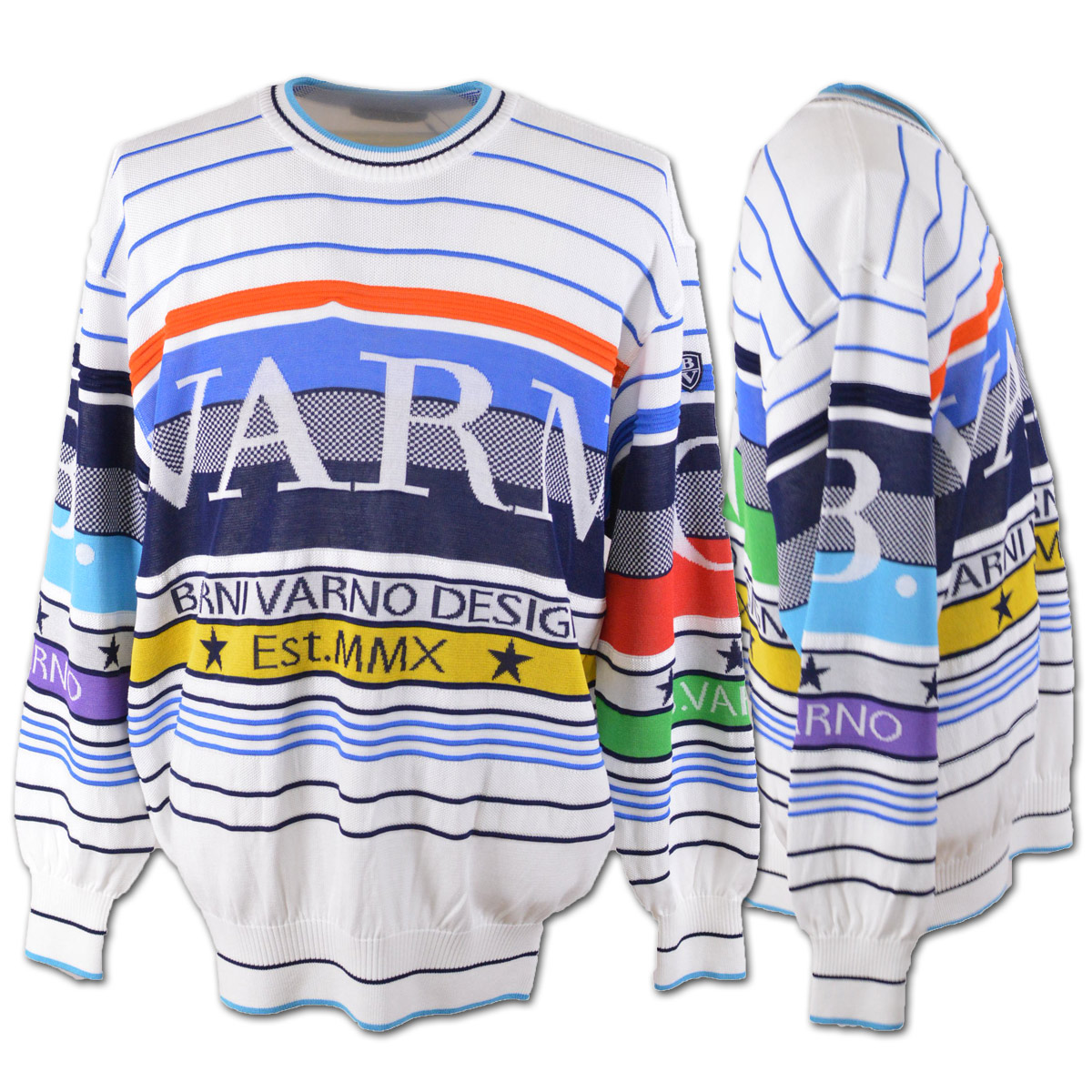 BARNI VARNO（バーニヴァーノ） サマーセーター(M)(L) メンズ BARNI