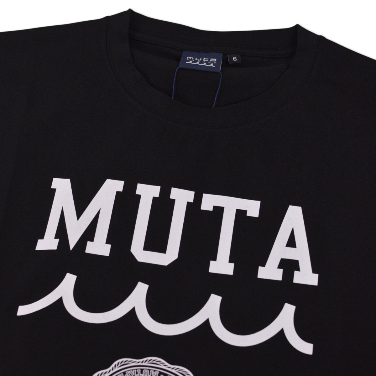 muta（ムータ） 半袖Tシャツ マリン marine カレッジロゴ ストレッチT