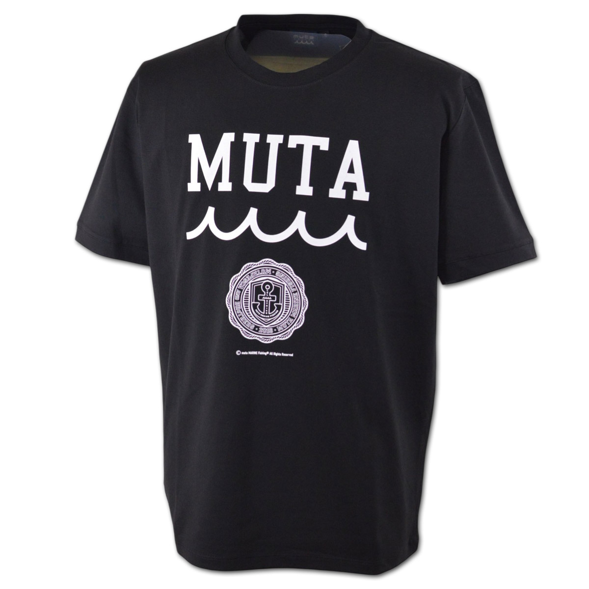 muta（ムータ） 半袖Tシャツ マリン marine カレッジロゴ ストレッチT