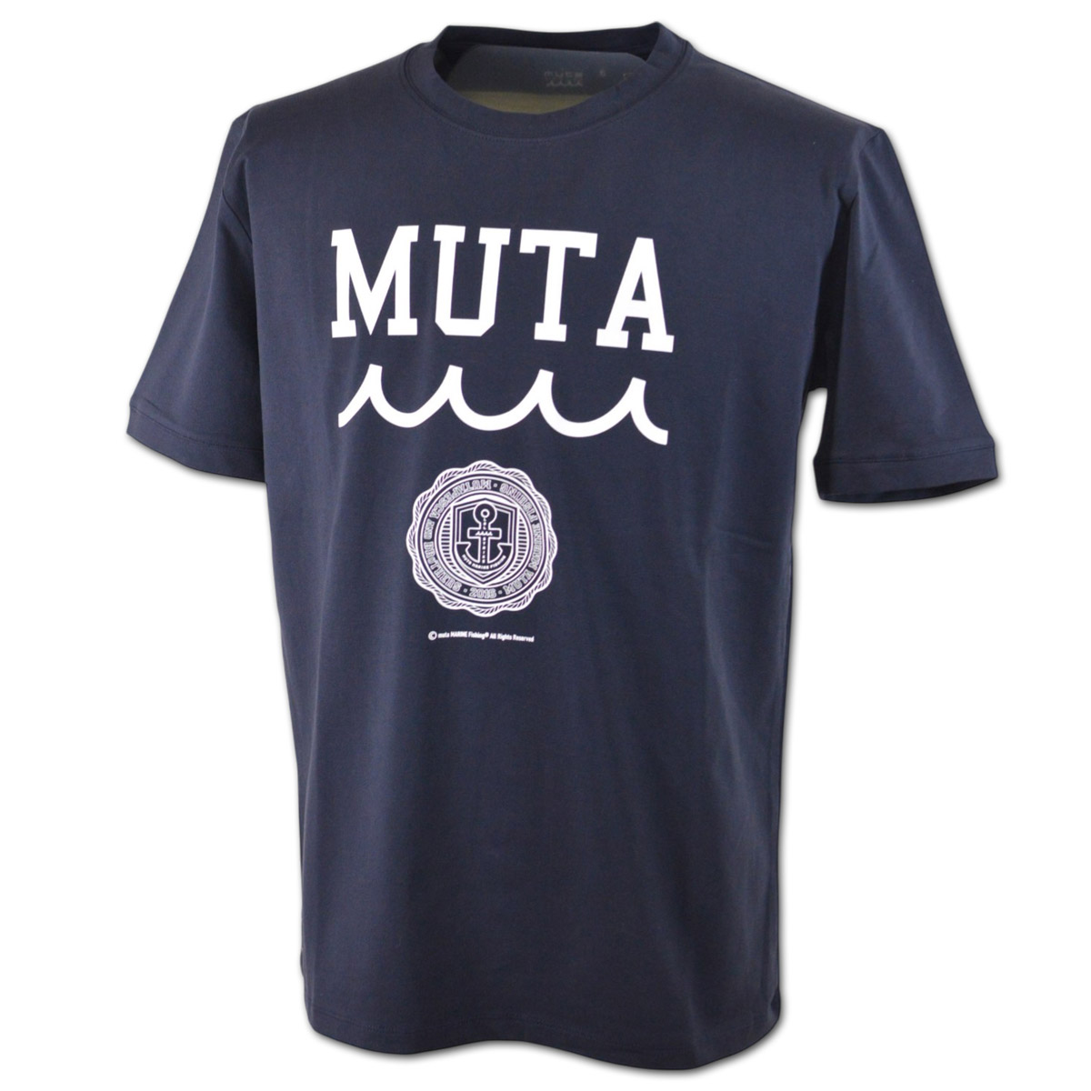 muta（ムータ） 半袖Tシャツ マリン marine カレッジロゴ ストレッチT