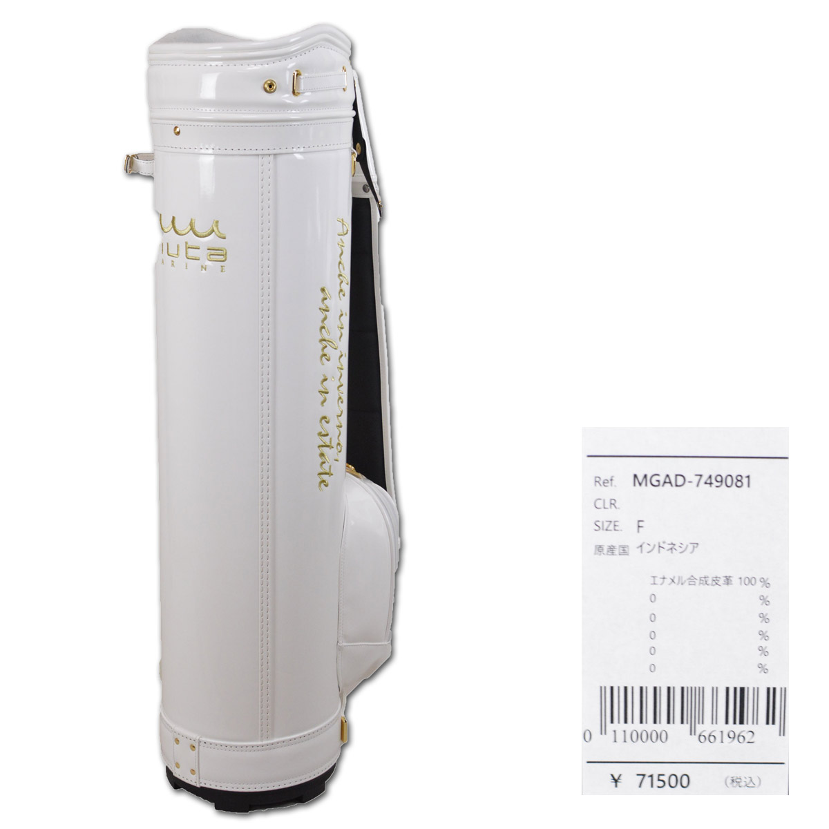 muta（ムータ） キャディバッグ メンズ マリン ゴルフ ゴルフウェア