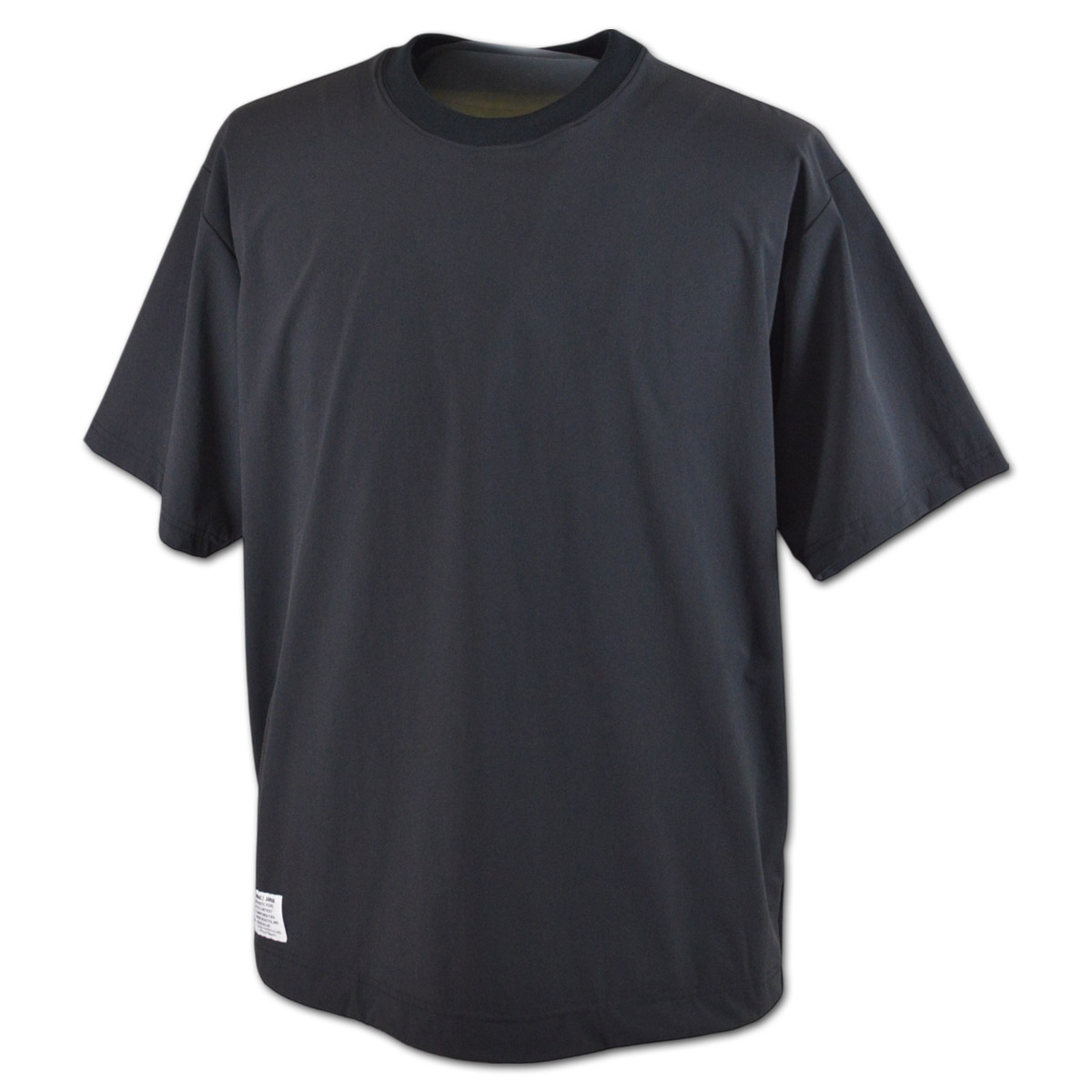 【Acanthus × muta MARINE】プルオーバーシャツ ブラック ACANTHUS × muta MARINE Script Logo L/S Tee [全3色] – muta