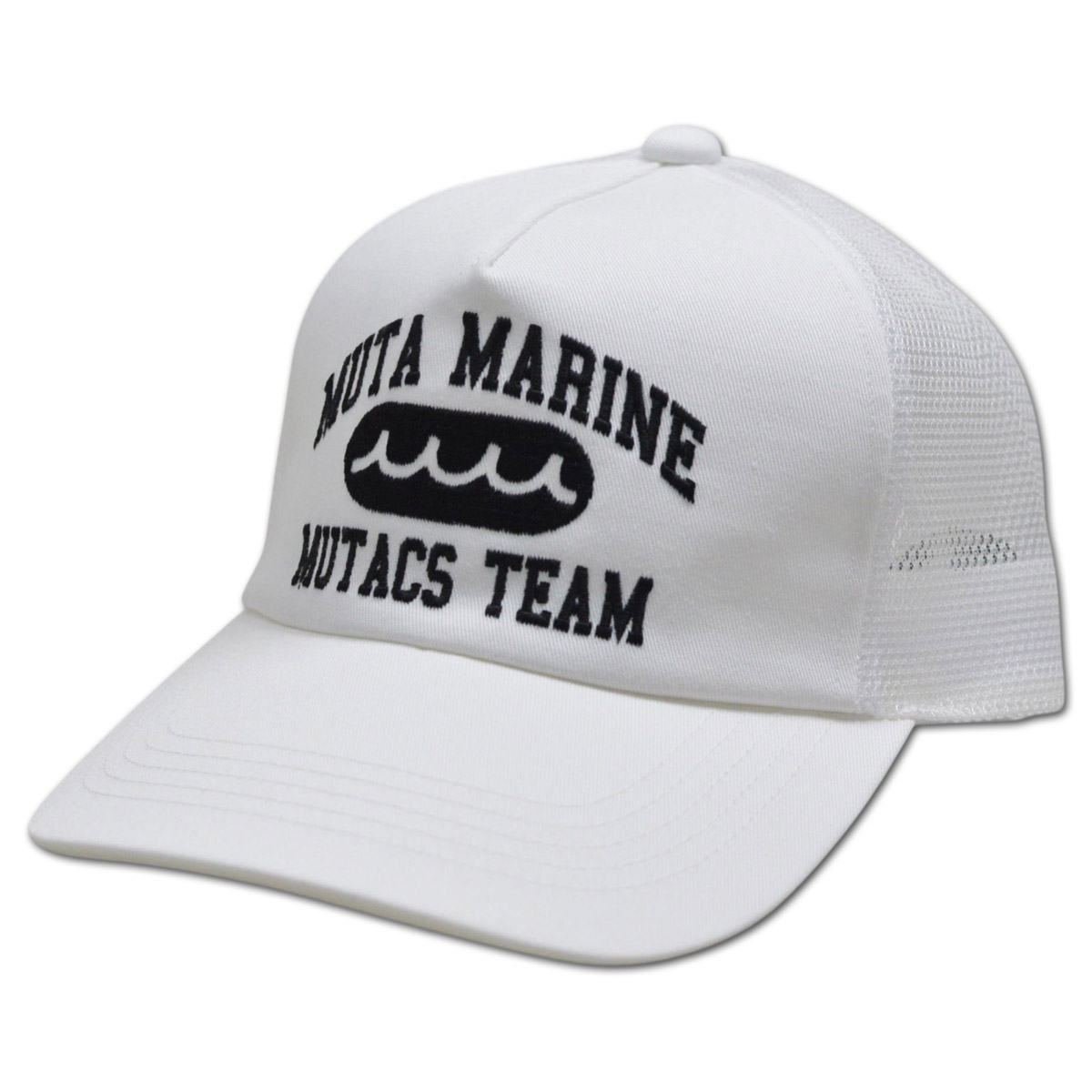 【定価¥14,300】muta MARINE ゴルフキャップ ホワイト muta キャップ帽子 スイッチング メッシュキャップ ムータ マリン