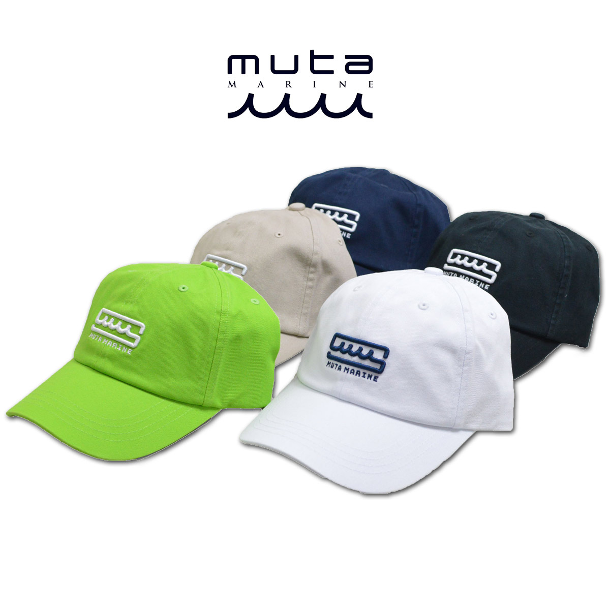 muta キャップ帽子 メンズ 黒 白 紺 グリーン ベージュ mmav622099 