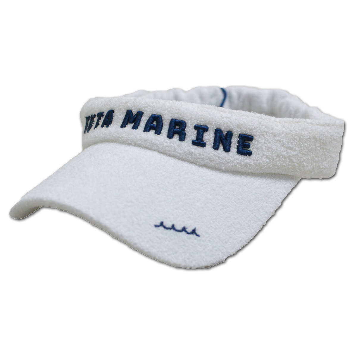 MUTA MARINE ゴルフバイザー　白 muta サンバイザー marine マリン ゴルフ メンズ mmav622107