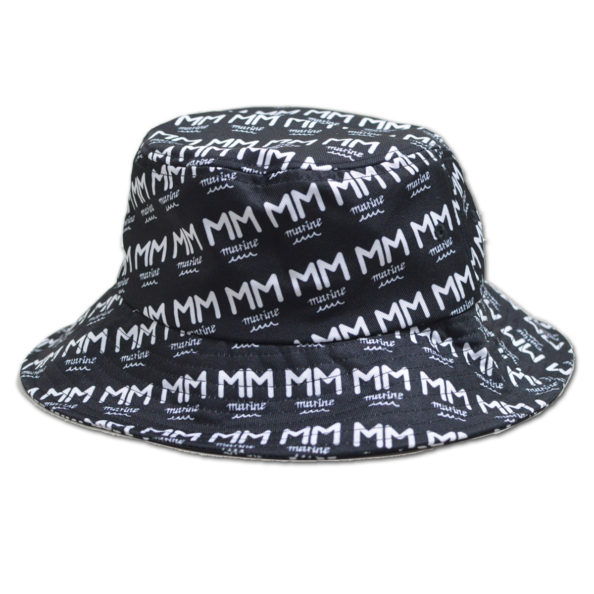 muta ハット帽子 メンズ 黒 白 mmav624027