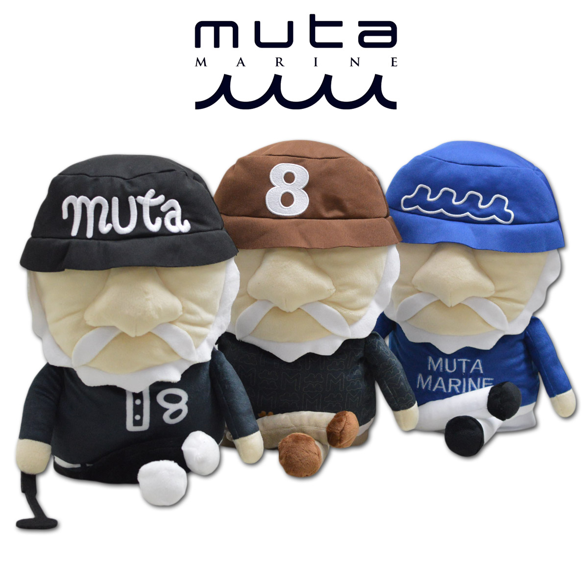 ムータマリーン　ブラック ヘッドカバー 2個セット 楽天市場】muta MARINE GOLF ムータマリンゴルフ メンズ