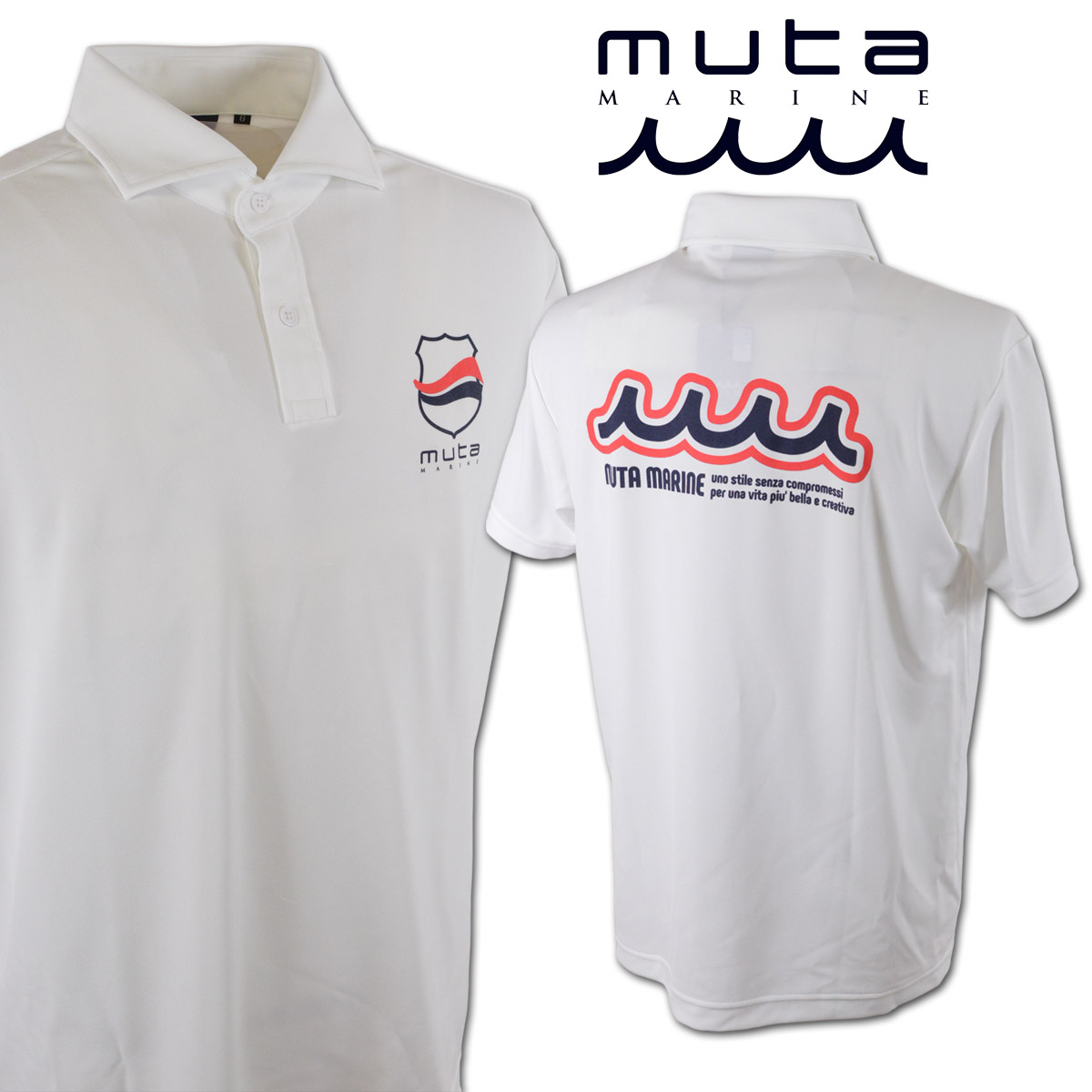 muta（ムータ） muta marine golf 半袖ポロシャツ メンズ マリン