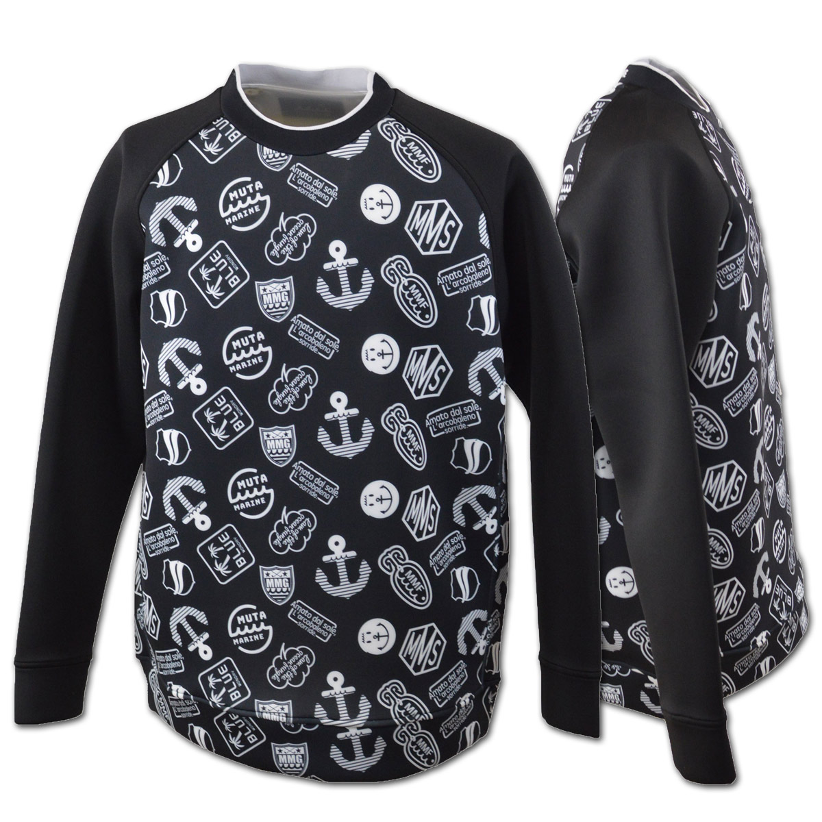 muta（ムータ） 長袖プルオーバー メンズ マリン ゴルフ ゴルフウェア