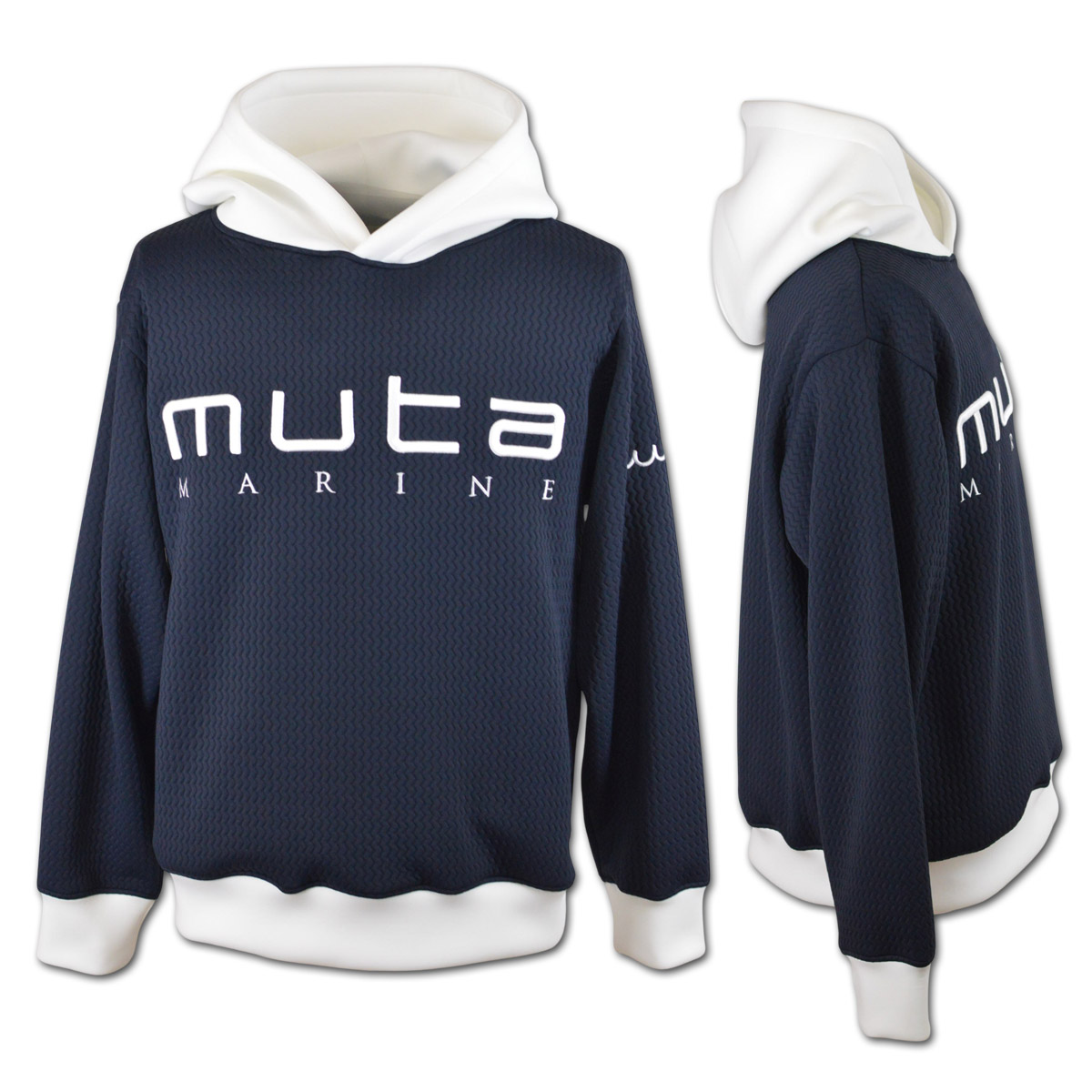 【美品】ムータマリンゴルフ　裏起毛プルパーカー　多機能　6 L 美品】ムータマリンゴルフ 裏起毛プルパーカー 多機能 6 L 美品