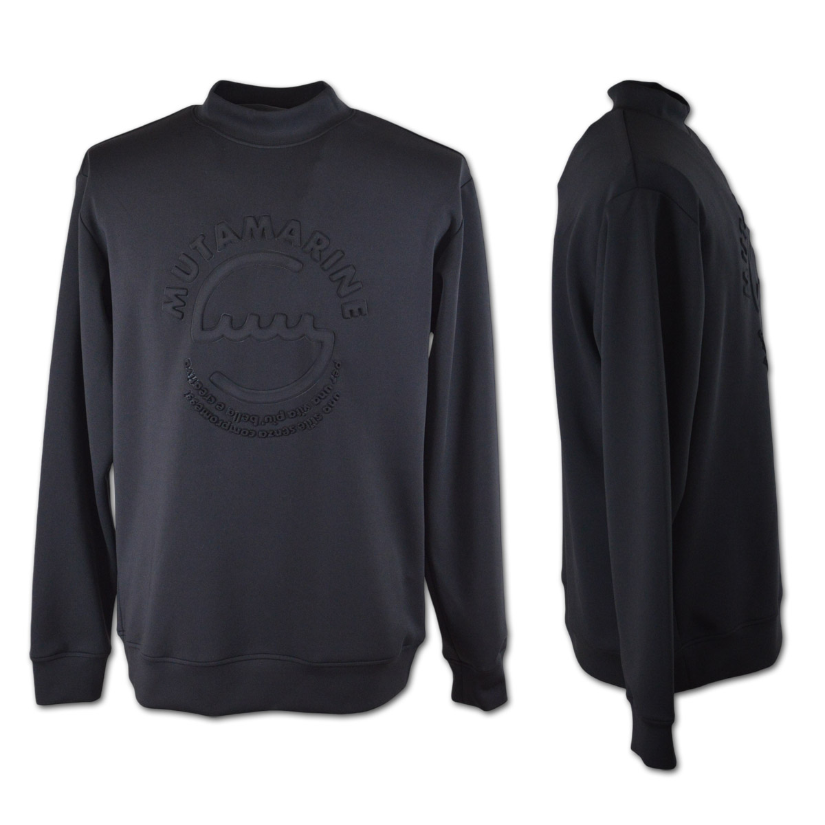 ムータマリンゴルフ　ハイネックシャツ muta（ムータ） 半袖ハイネックシャツ メンズ ゴルフウェア モック